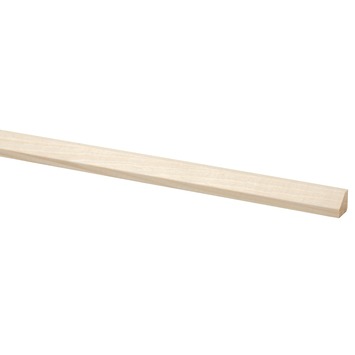 Lat kwartrond grenen 12x12 mm 270 cm