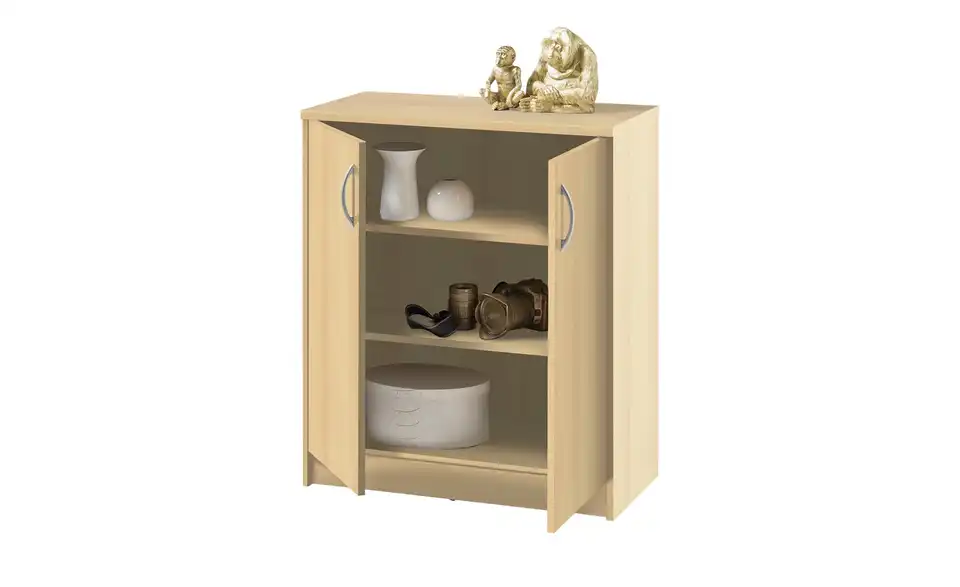 Kommode Optimus Buche (Nachbildung) Ausführung I (2 Türen) 86 cm