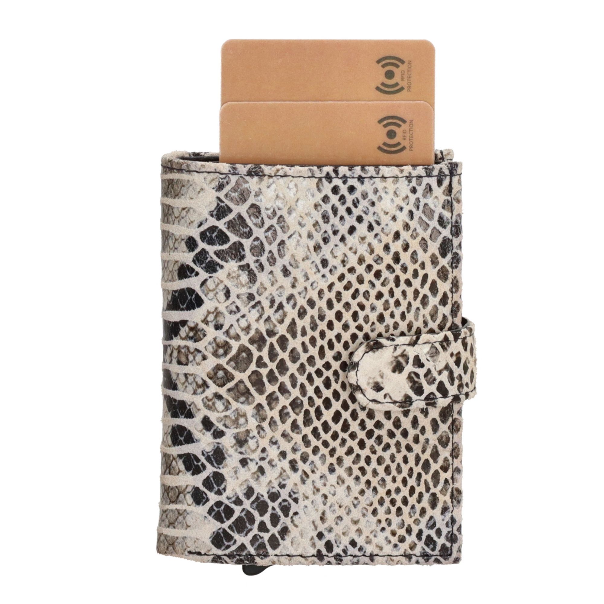 Charm London Riverside Creditcard Etui Zwart/ Wit Slang