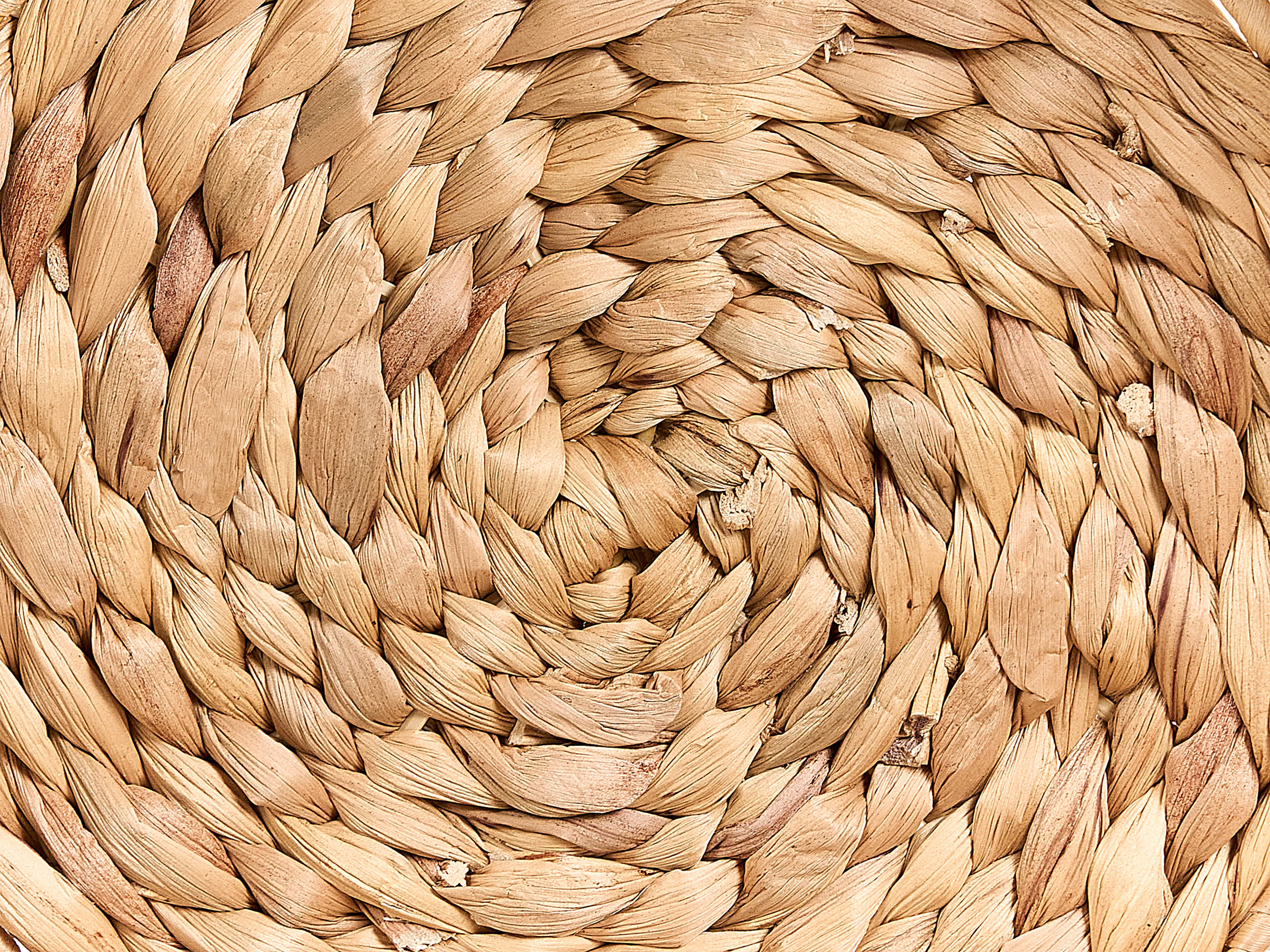 Set van 2 decoratieve schalen DALAT Wicker Natuurlijk
