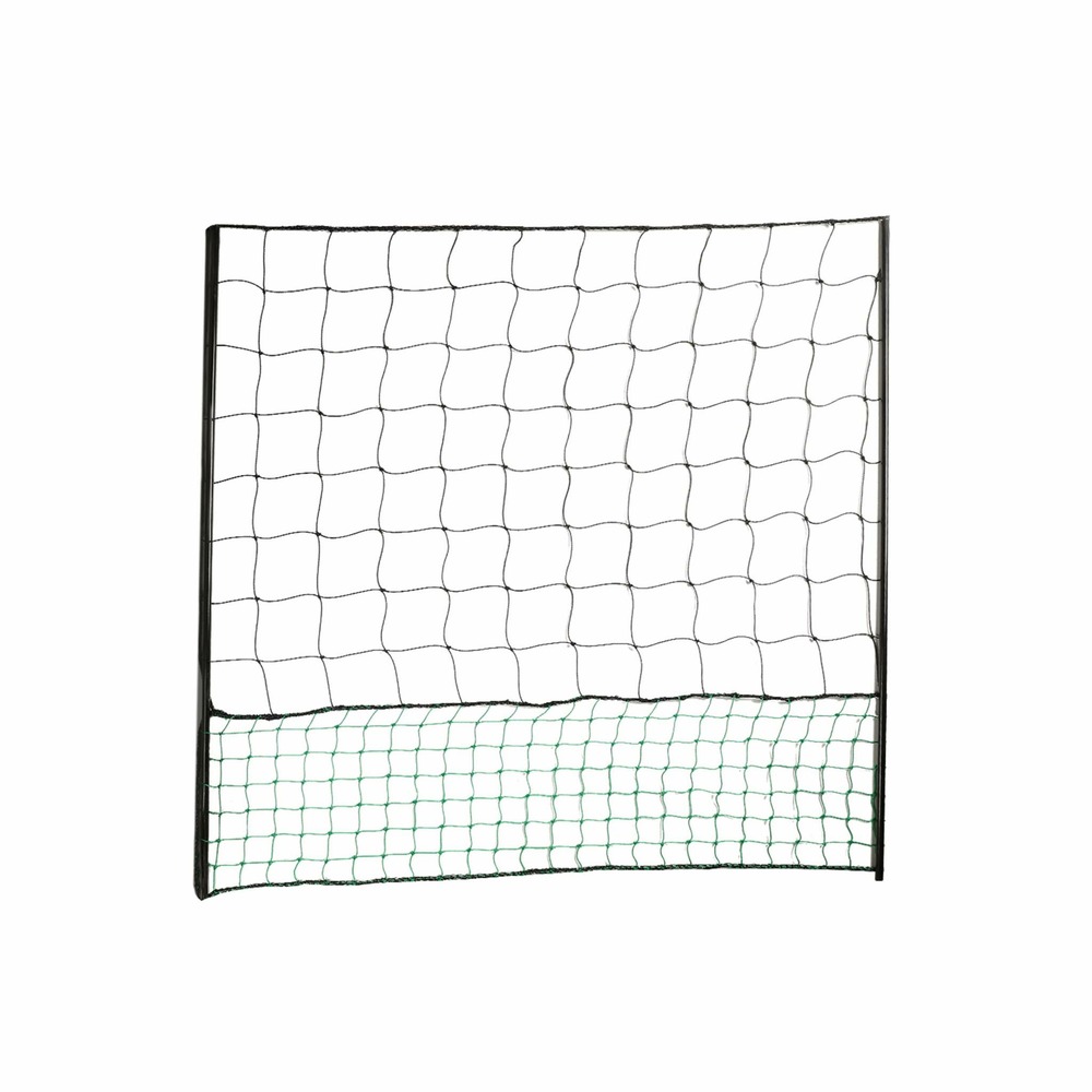 Kit filet clôtures pour poules 24m avec 8 piquets double pointes. Modulable. Porte d'accès. Sardines incluses