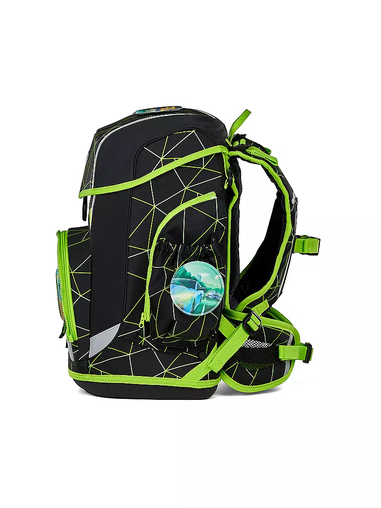 ERGOBAG Schultasche Set 5tlg CUBO LIGHT CyBär Race schwarz