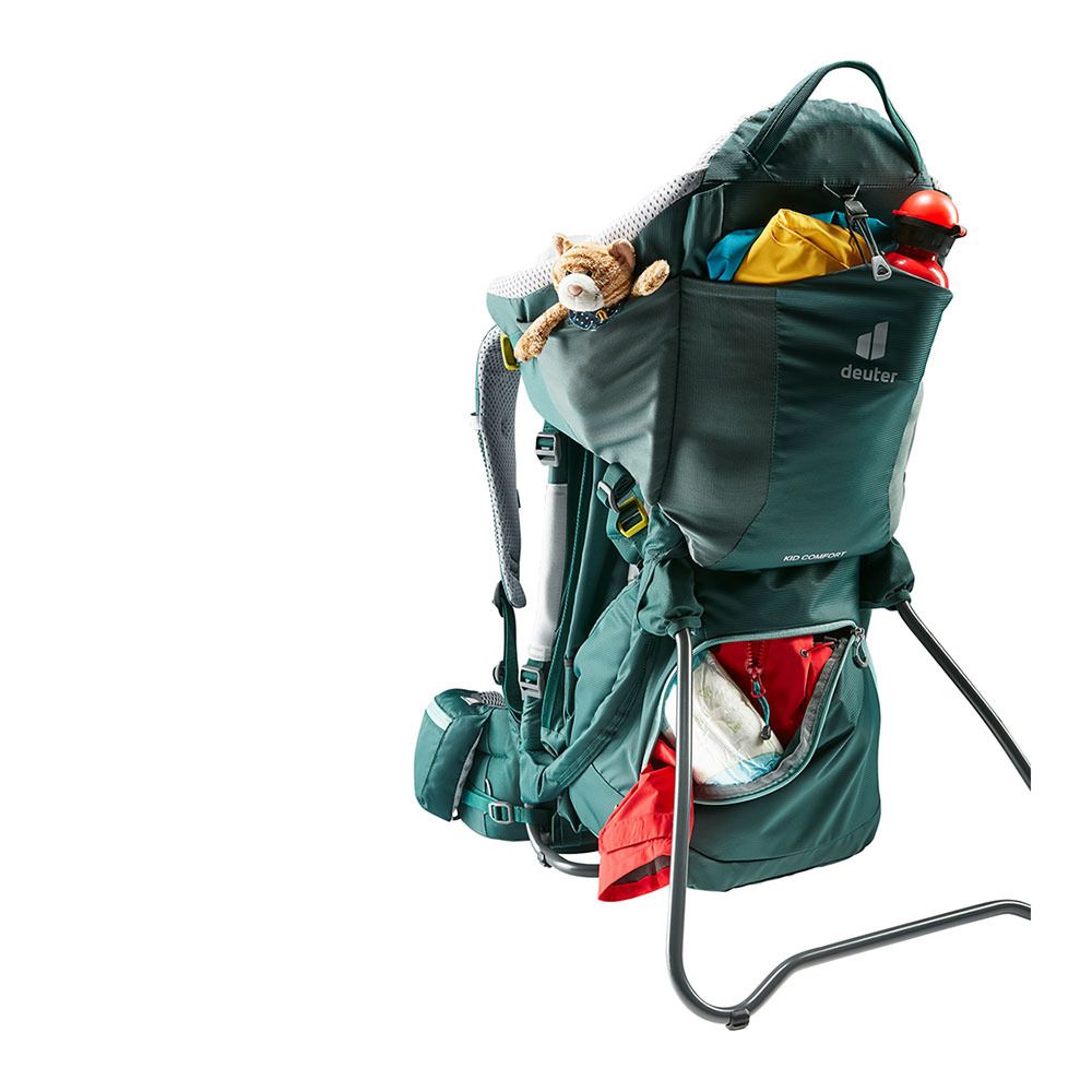 Deuter KID COMFORT 14L - Porte-bébé + Pare-soleil forest