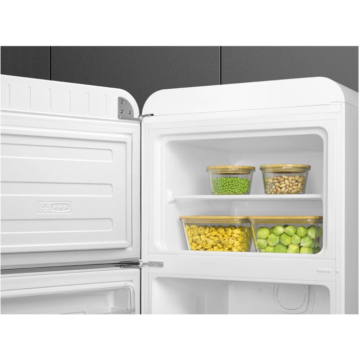 SMEG Kühl- Gefrierkombination 50's Retro Style FAB30LWH5 Weiß