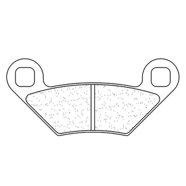 Cl brakes - Plaquettes de frein Quad métal fritté - 1222ATV1
