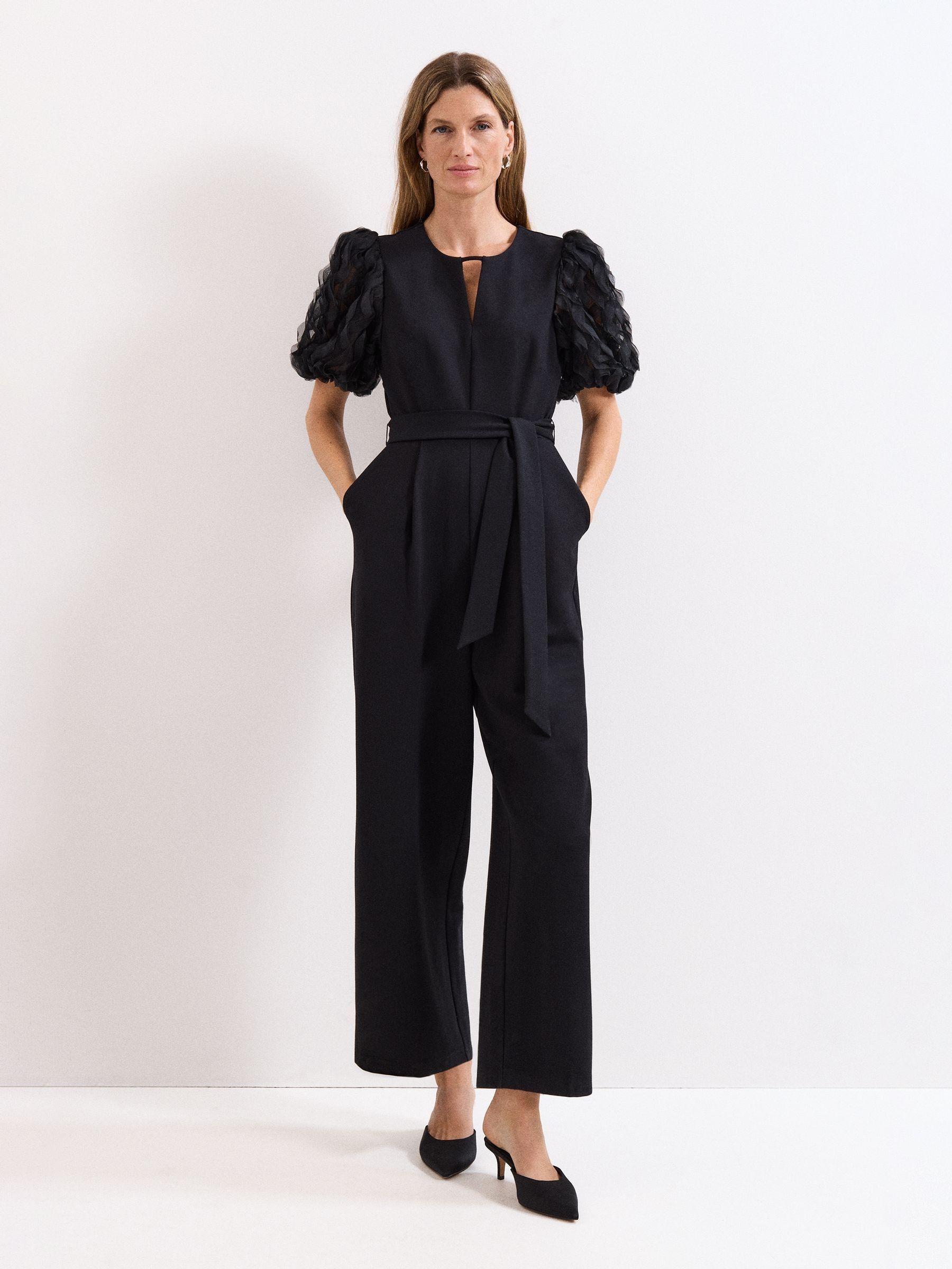 Phase Eight Anda Puff Sleeve Jumpsuit