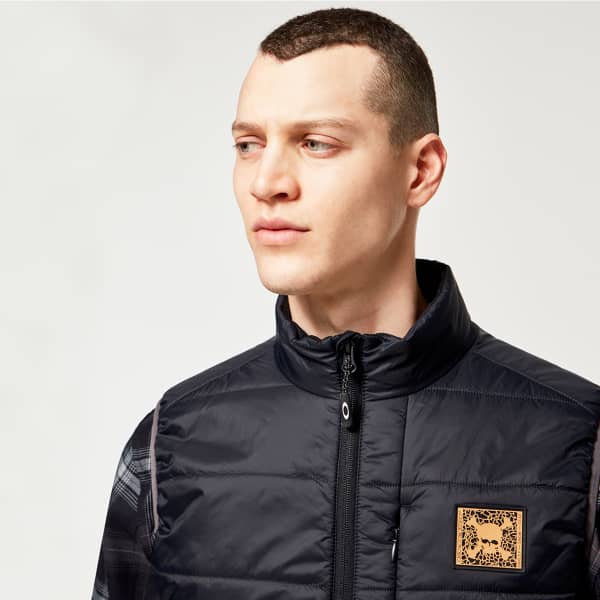 Doudoune ski OAKLEY TC SKULL PUFFY VEST BLACKOUT