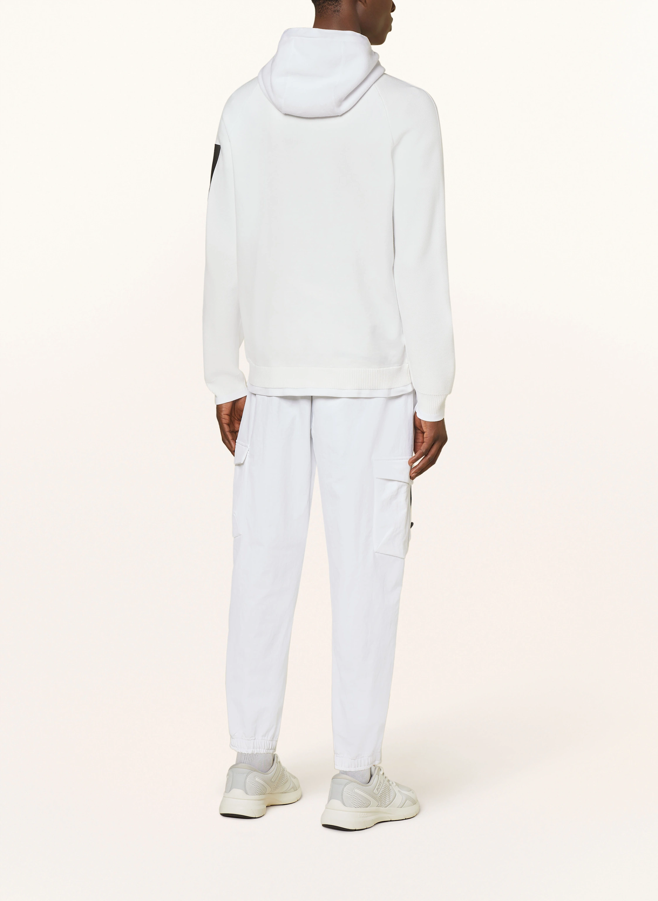 BOSS Sweatjacke MARTIC in Materialmix