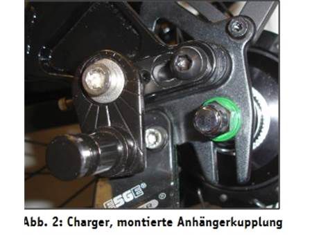 ADAPTER-PLATTER R&M für Veloanhänger  black