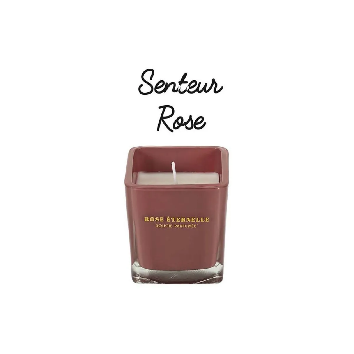 The Home Deco Factory Bougie parfumée carrée Nude