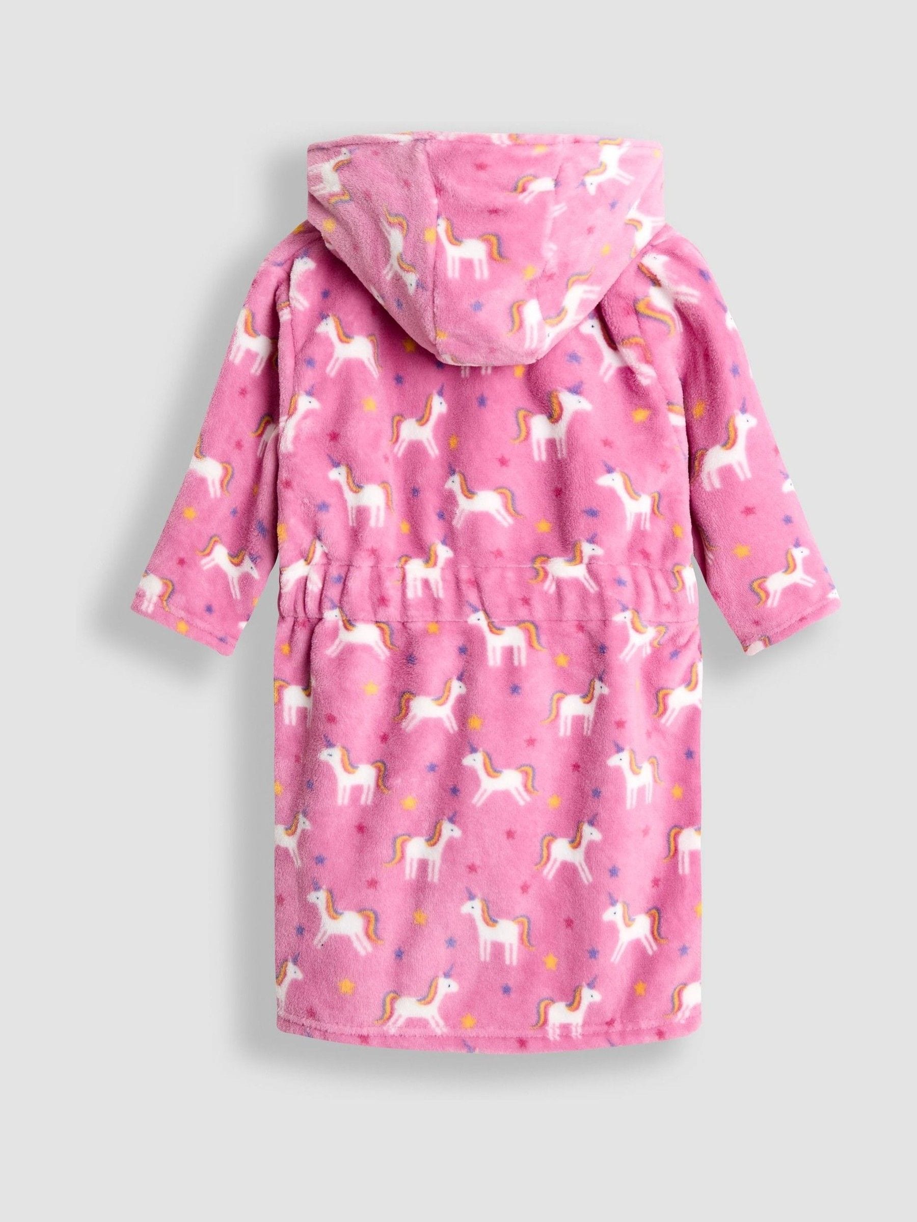 Roze met eenhoornprint - JoJo Maman Bébé - Badjas
