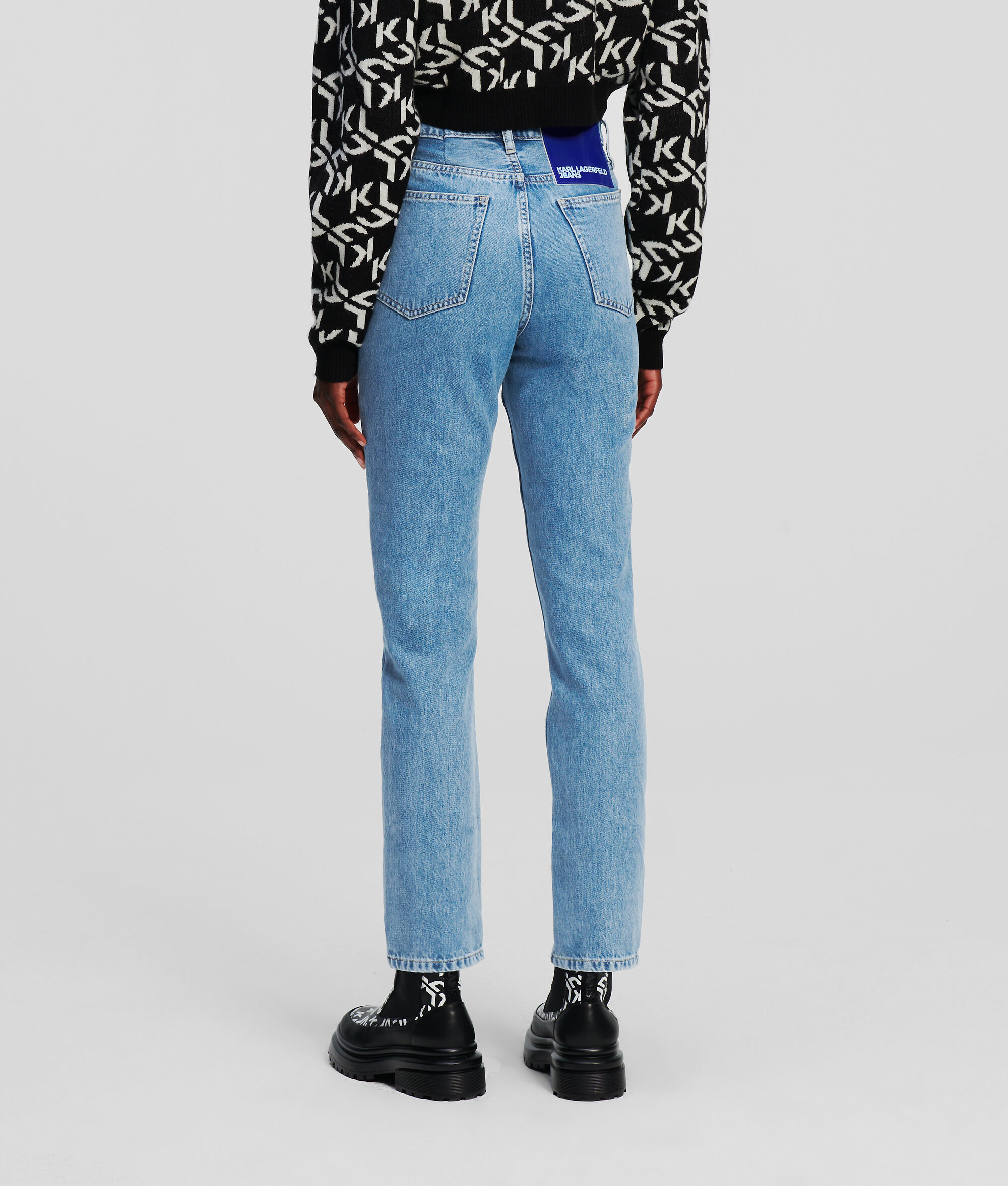 JEAN TAILLE HAUTE FUSELÉ KLJ