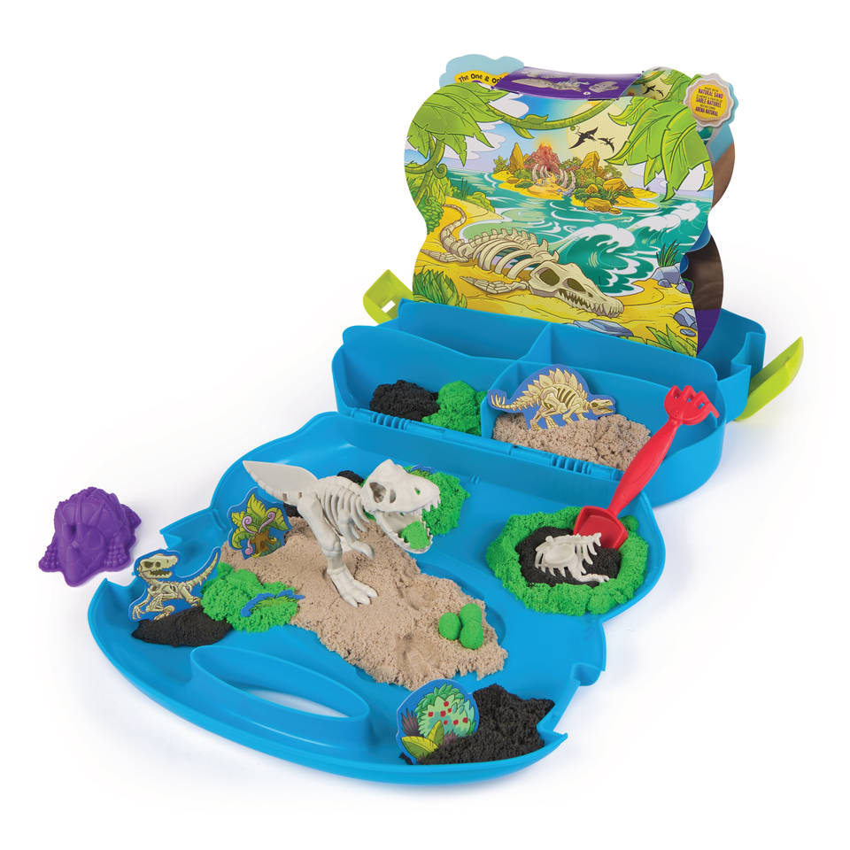 Kinetic Sand T-rex dinokoffer
