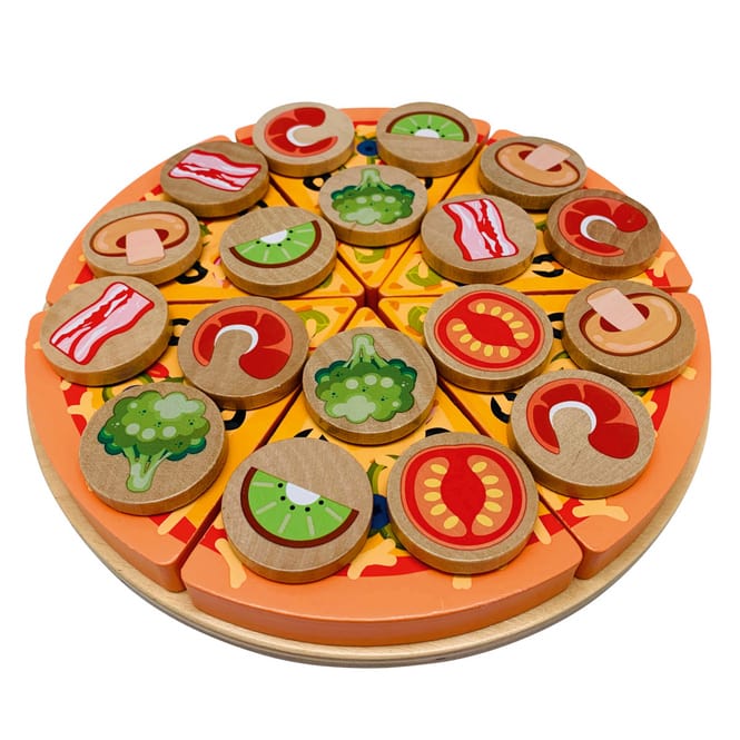 Pizza aus Holz