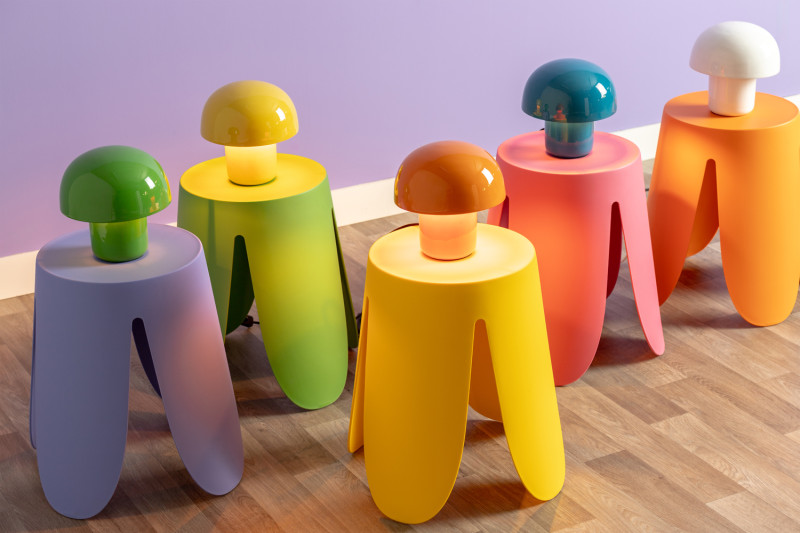 Table Lamp Fat Mushroom Mini LM2157BG Bright green