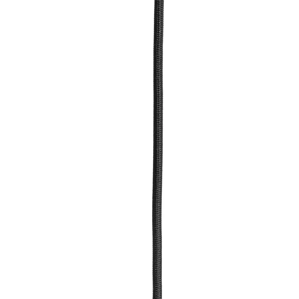 Qazqa hanglampen stavelot zwart e27