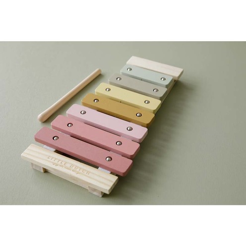 Xylophone en bois Rose - LITTLE DUTCH