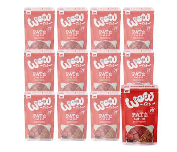 WOW® Cat Nassfutter für Katzen Premium Paté