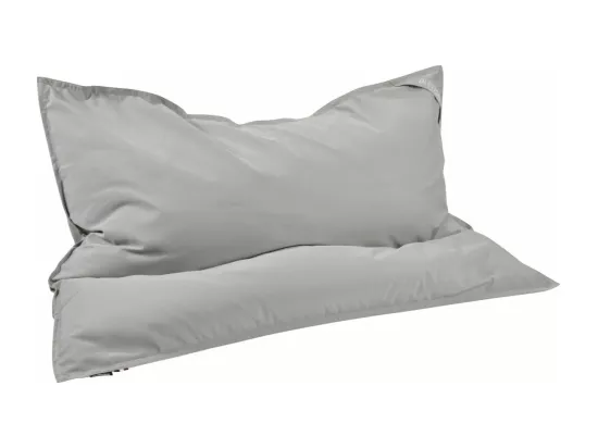 Pouf d'extérieur géant XL Gris perle 130x165cm