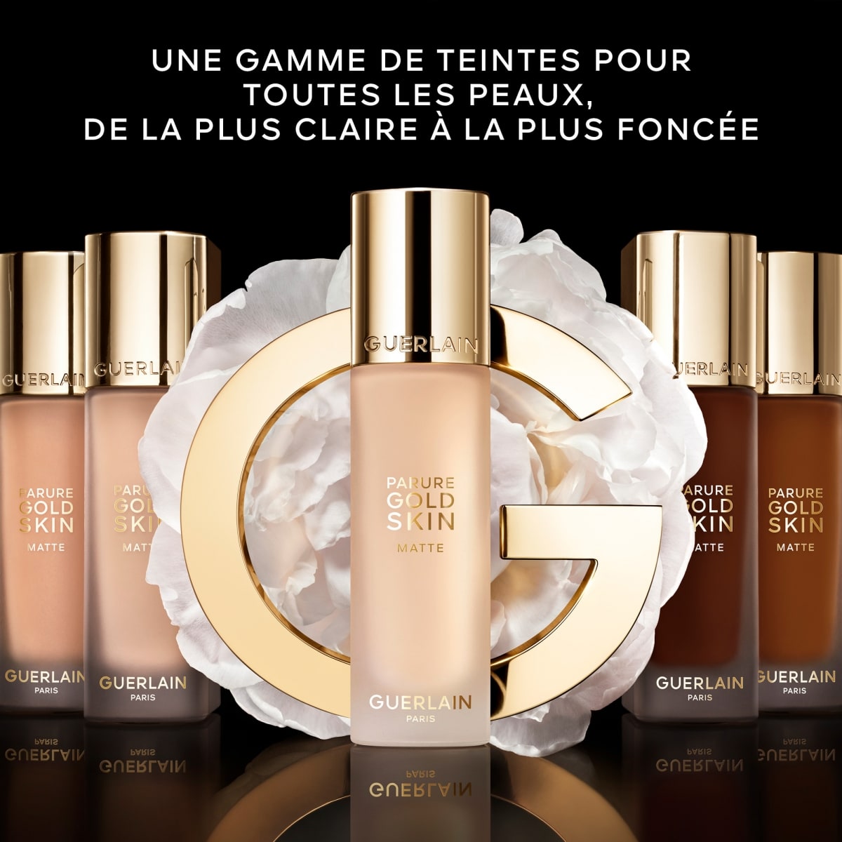 GUERLAIN Parure Gold Skin Mat Fond de teint haute perfection sans transfert