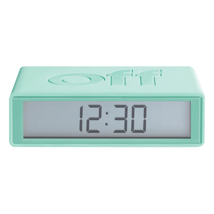Lexon Réveil Flip+ Travel | Vert Menthe