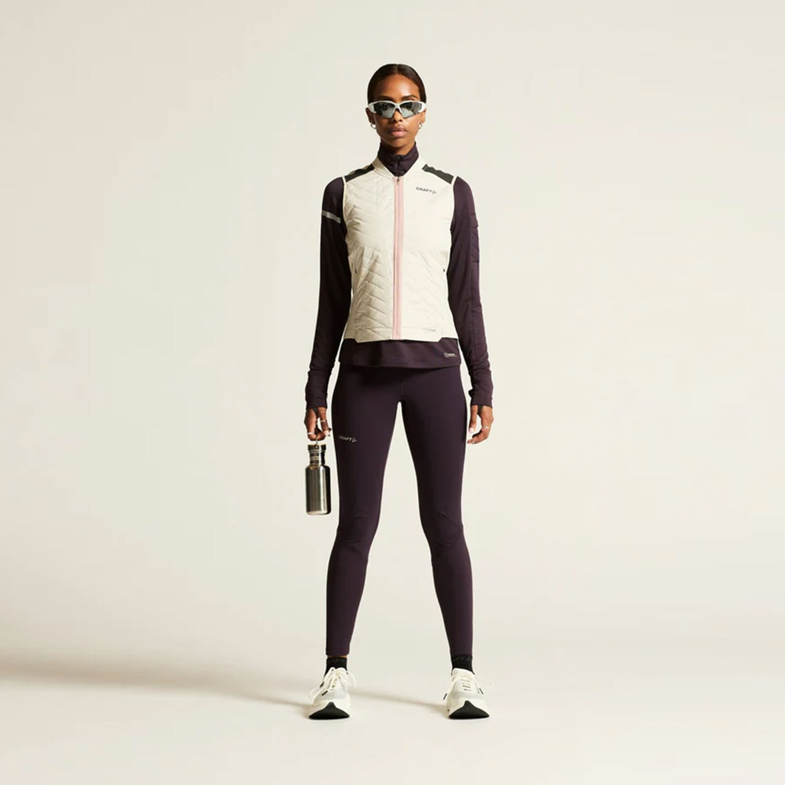 Craft ADV SUBZ4 Gilets De Course Femmes - Crème