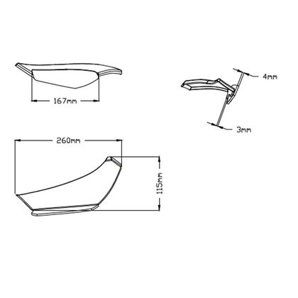 Spoiler Puig DOWNFORCE - Rouge