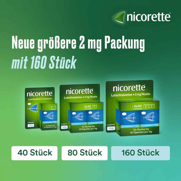 Nicorette freshmint 2 mg Lutschtabletten gepresst, 40 St
