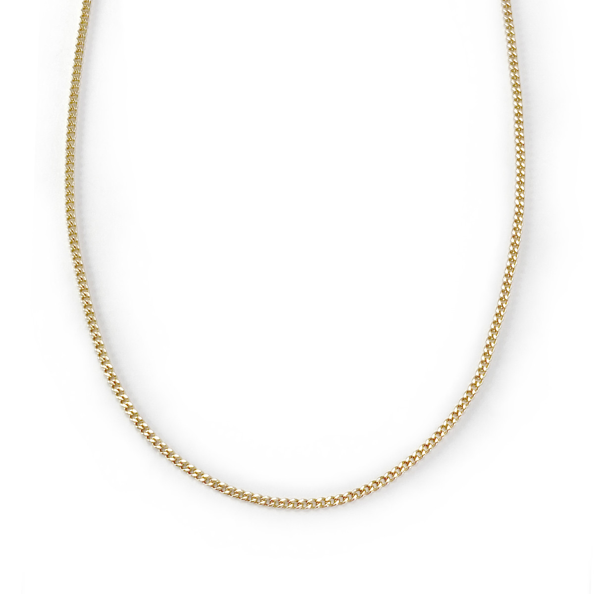 Collier d'occasion or 750 jaune maille gourmette