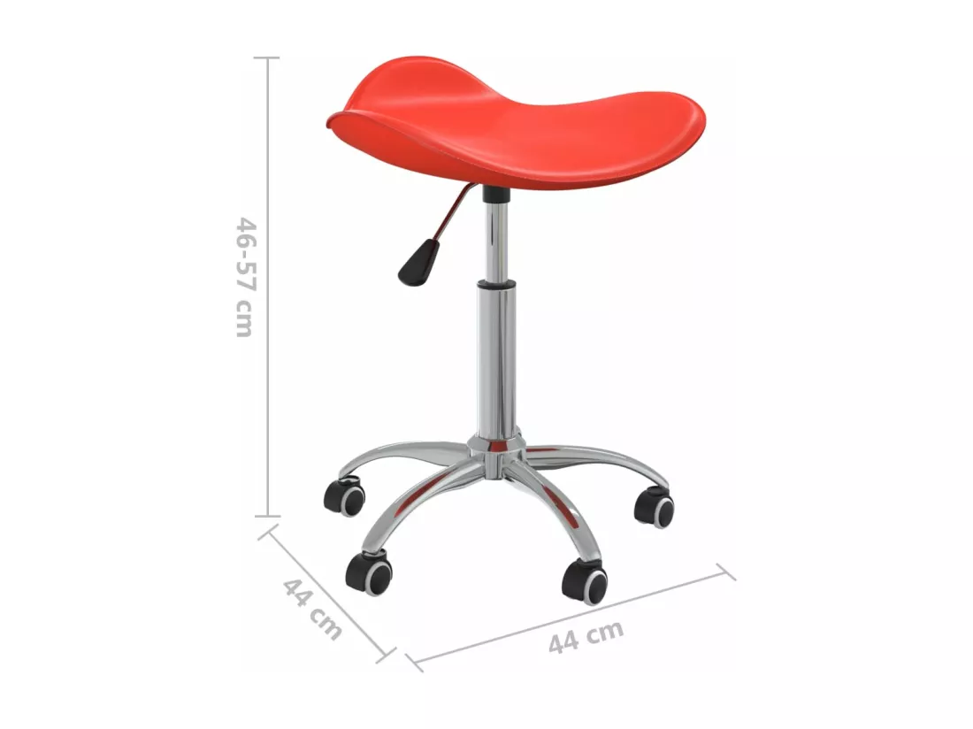 Chaise de bureau Rouge Similicuir