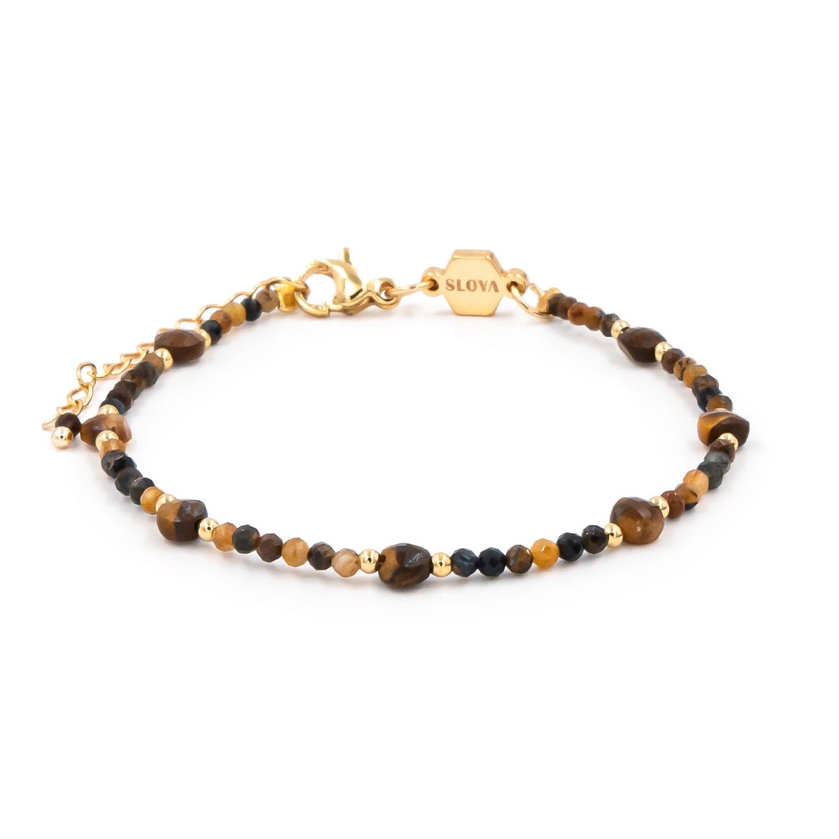Bracelet Paloma en pierres Oeil de Tigre