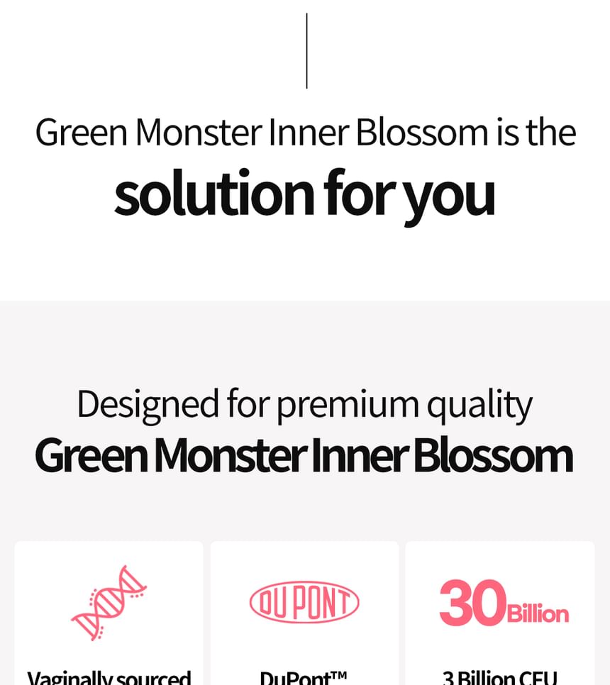 GREEN MONSTER - Inner Blossom Probiotics