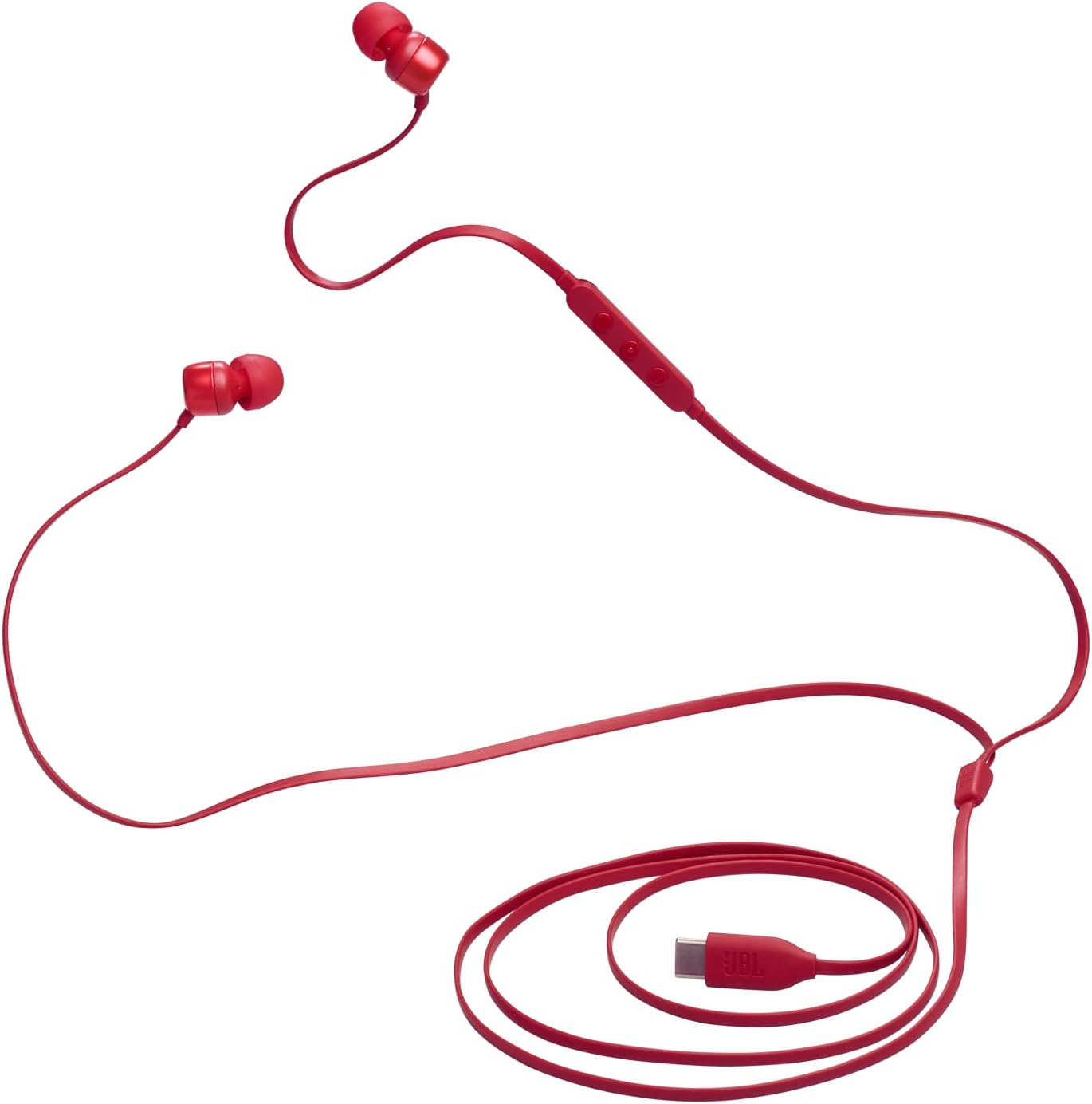 Tune 310C In-Ear Kopfhörer USB C Anschluss mit Mikrofon (JBLT310CRED) - Rot