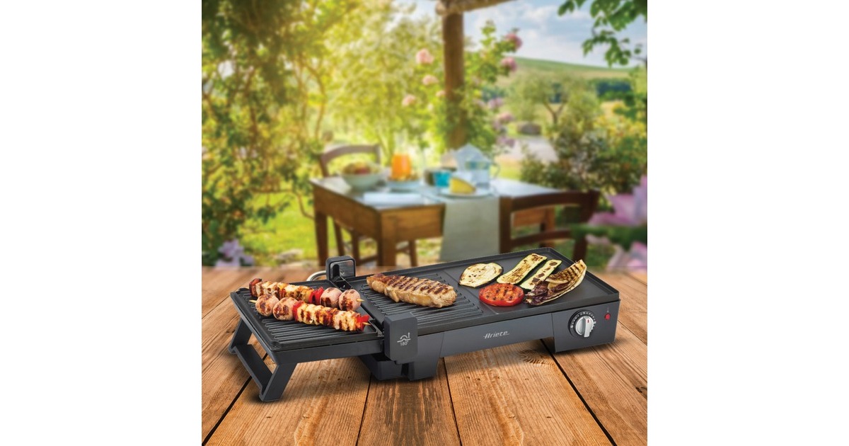 ArieteMulti Grill 3 in 1 1916/10 contactgrill  (Zwart)