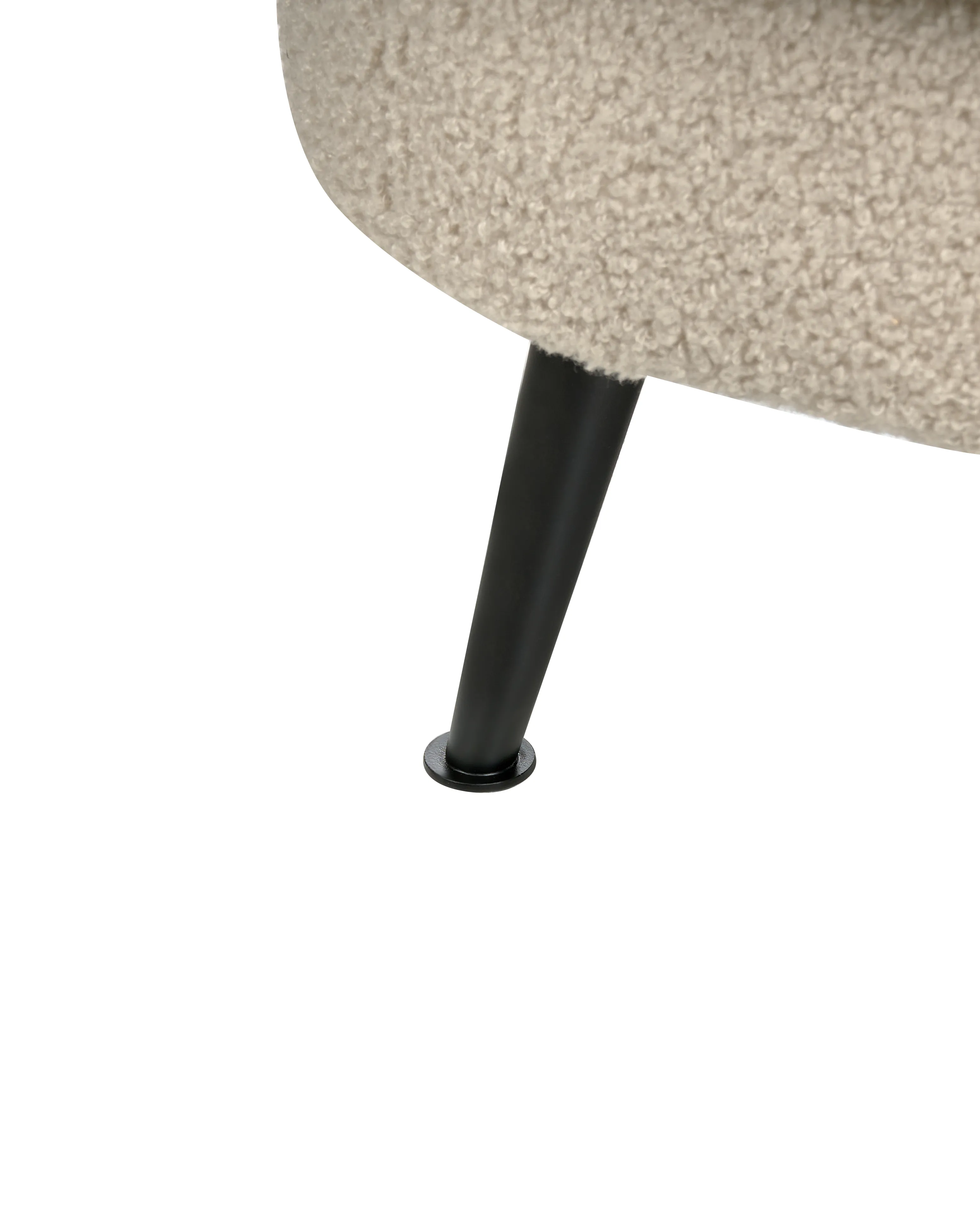 Fauteuil KJAER Bouclé Lichtbeige