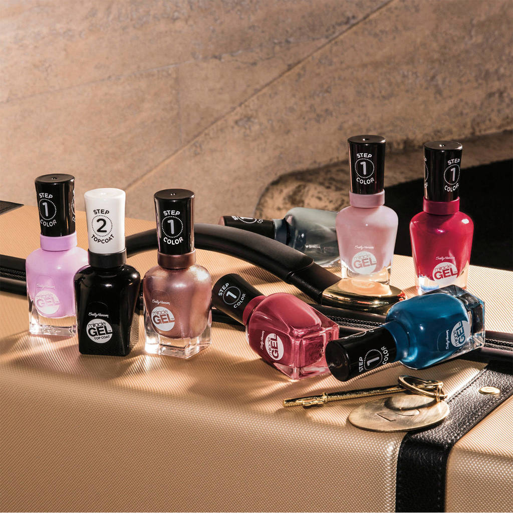 Favoriet!Miracle Gel Step 2 nagellak top coat - 101 Transparant