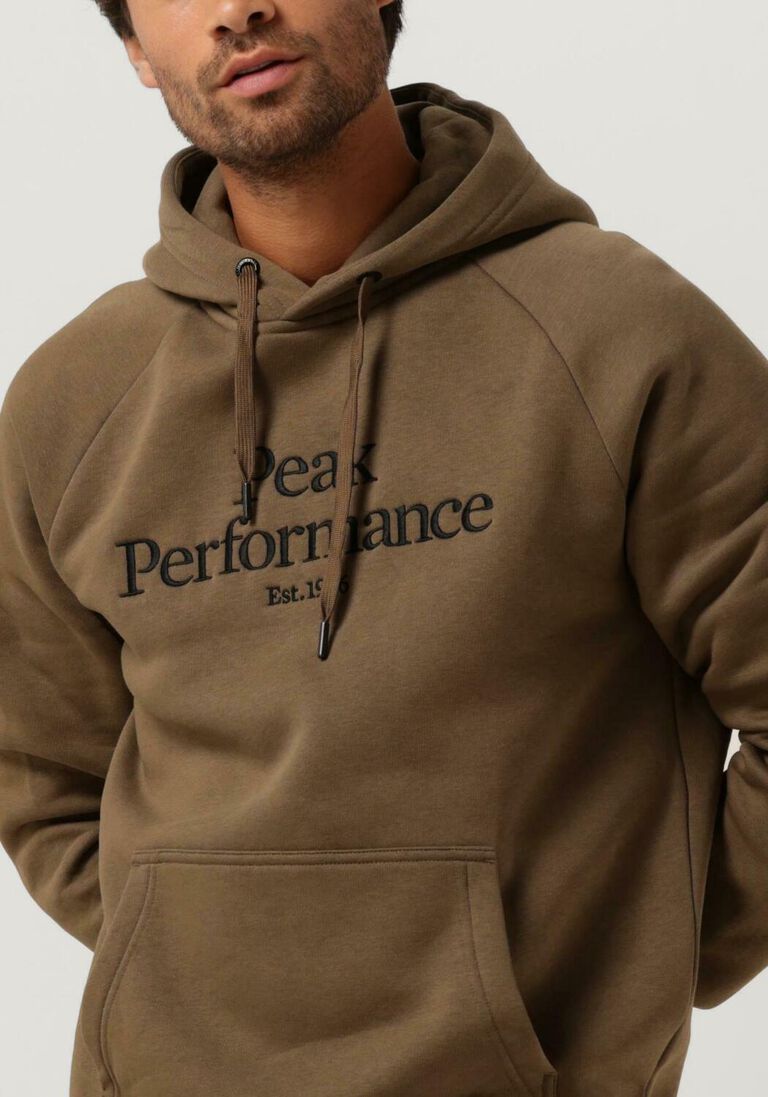 PEAK PERFORMANCE bruine peak performance sweater original hood