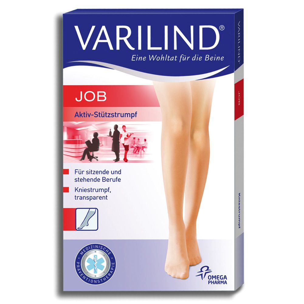 VARILIND® Job Kniestrümpfe 100 DEN schwarz Gr. M (40-42,5)
