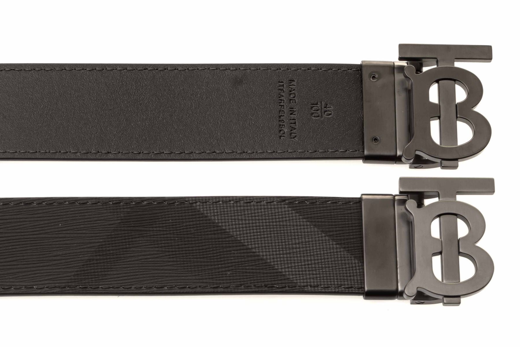 Burberry Reversible Monogram Motif Belt