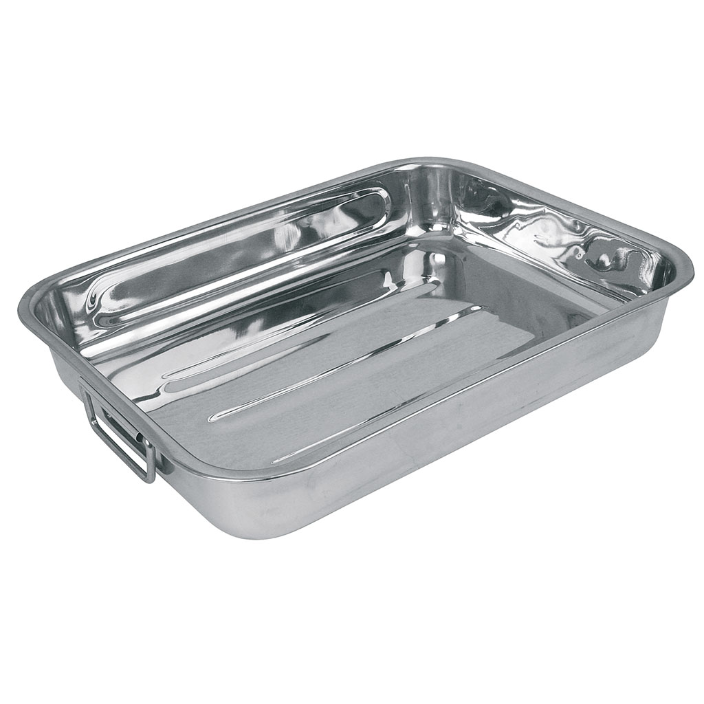 Plat à four rectangulaire inox 26x20x6cm