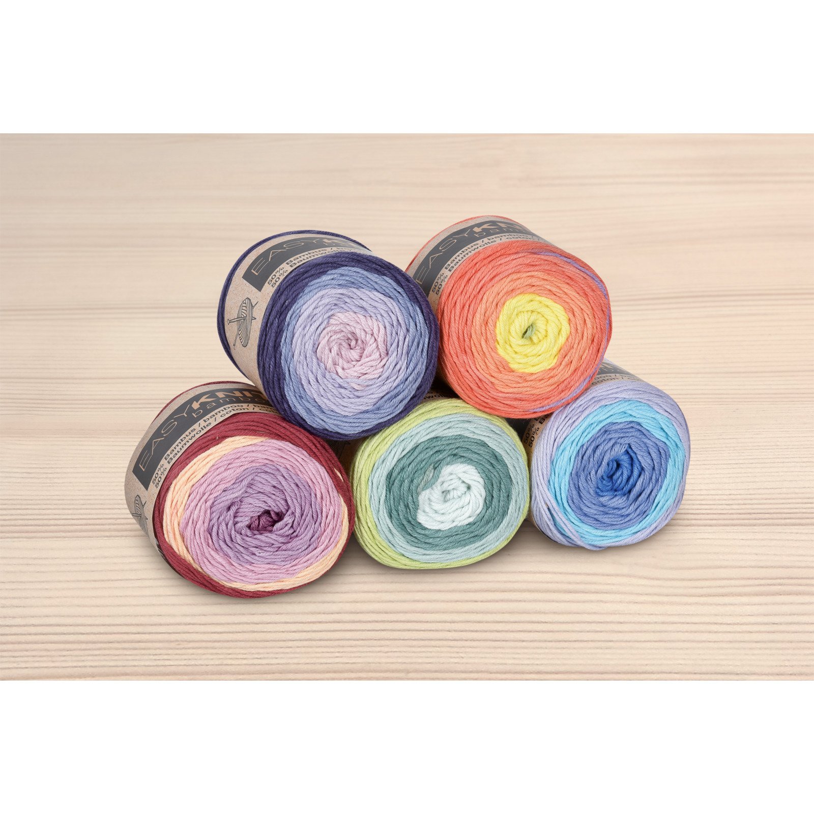 Bambusgarn 100 g / Knäuel pink