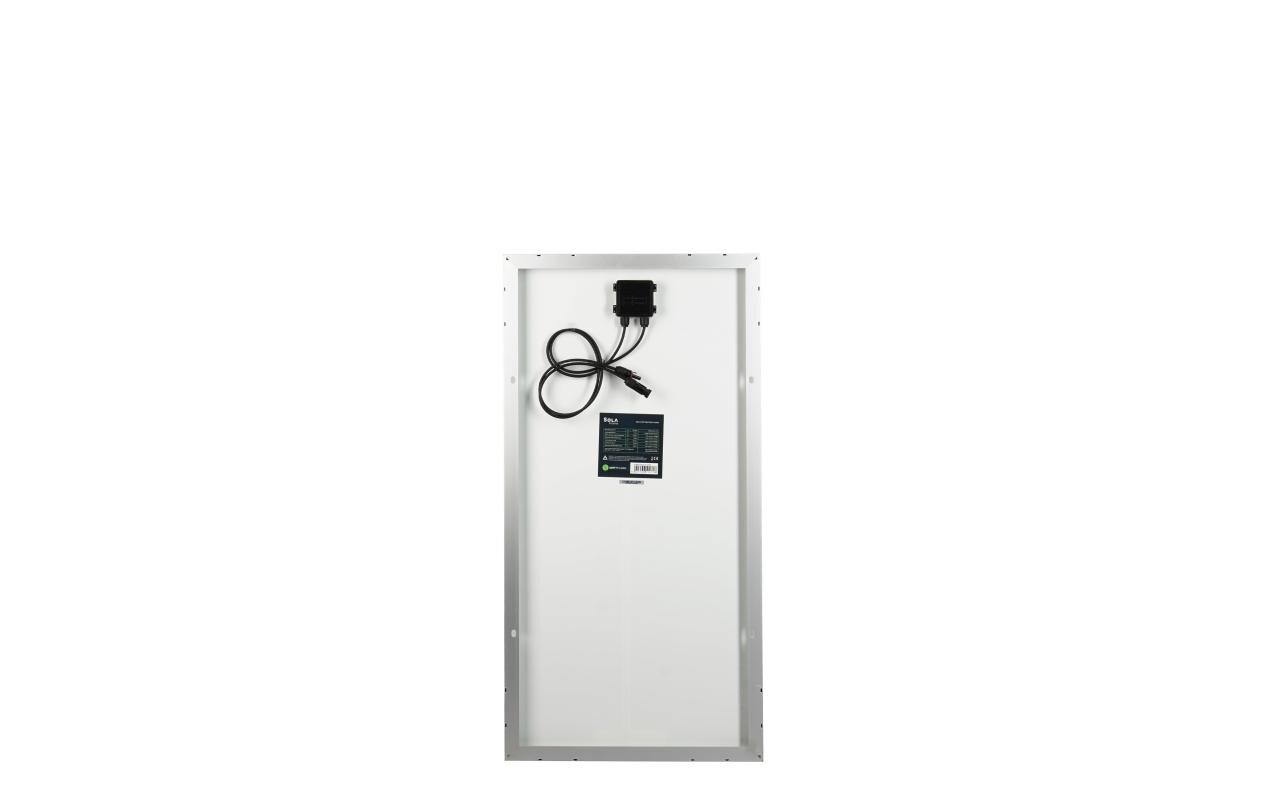 Solarpanel SOLA Frame Mono HV 100 Wp<br>Monokristallines Solarmodul mit 100 Wp und einem hohen Zellwirkungsgrad von 20%