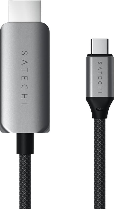Satechi USB-C til HDMI 2.1 kabel 2 meter (sort)