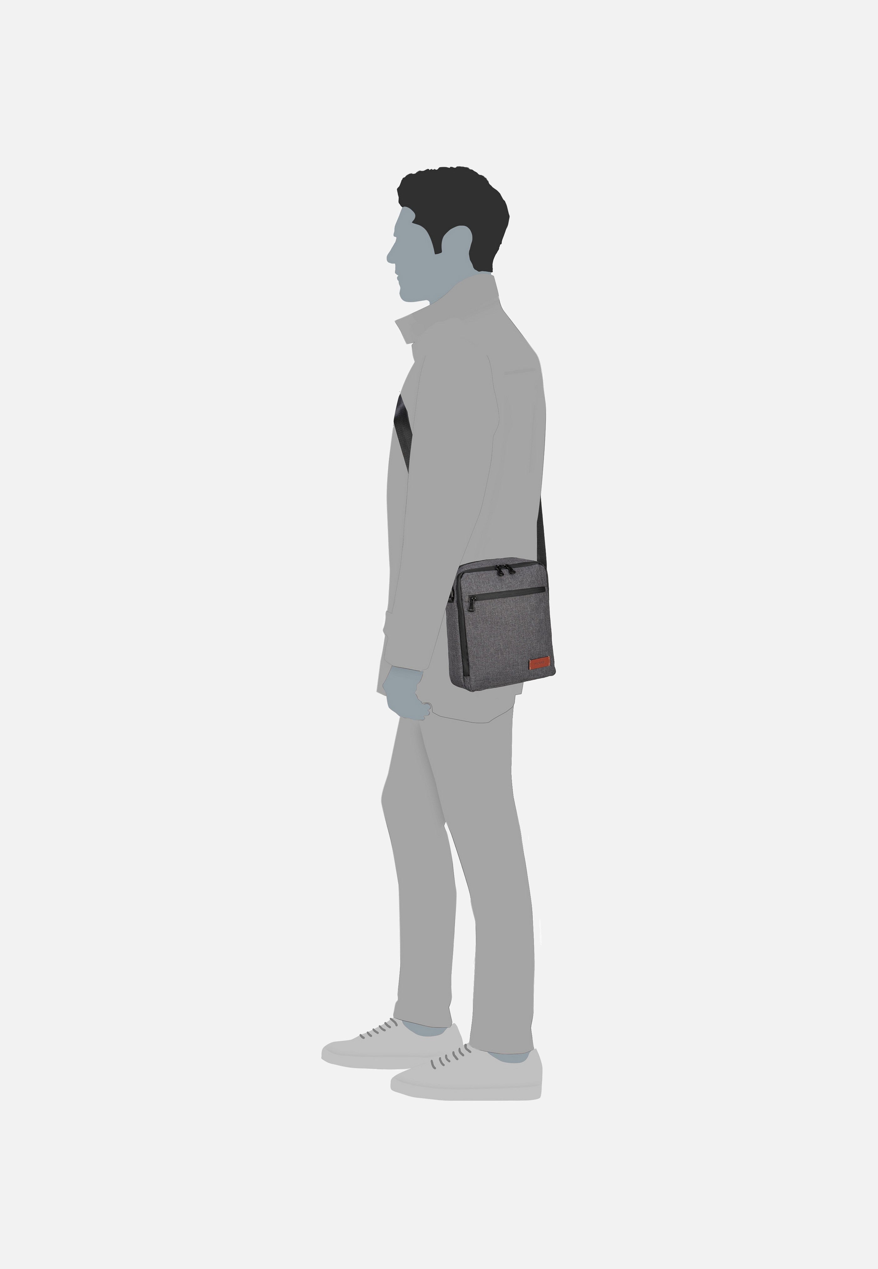 Go Eco 2964 Anthrazit - Crossbody Bag