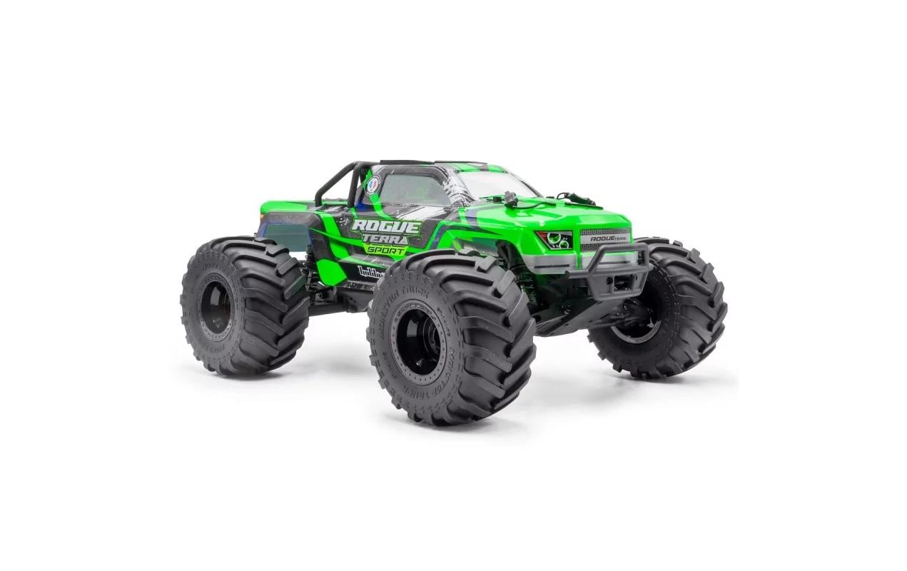 Monster Truck Rogue Terra Brushless Grün, ARTR, 1:10<br>4x4 Brushless Monstertruck im Massstab 1:10