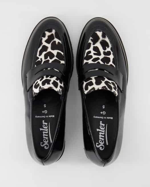 Semler Elena Slipper in Schwarz