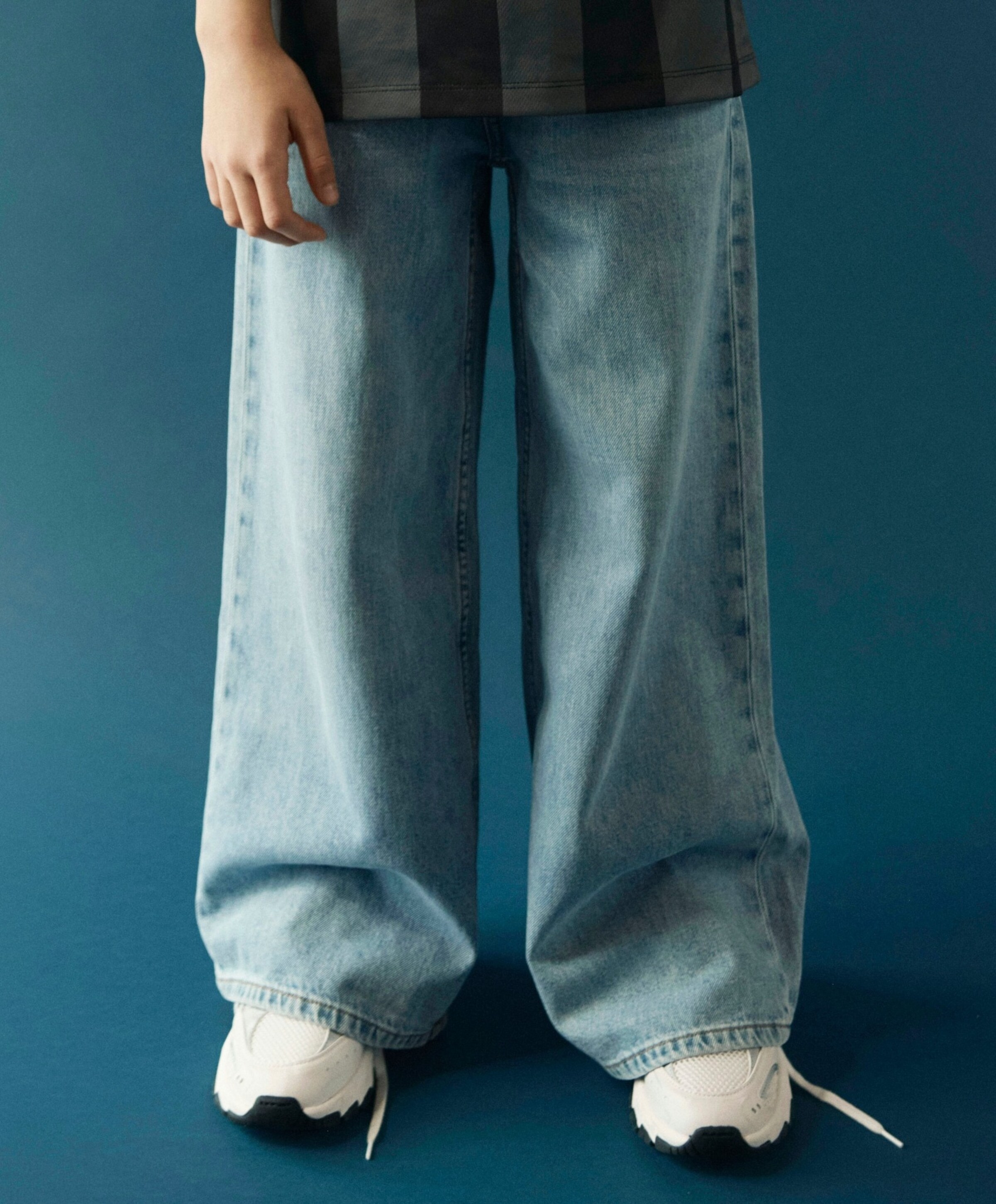 Name it NKFBELLA X-WIDE CLOSURE JEANS 8181- meisjes jeans blauw