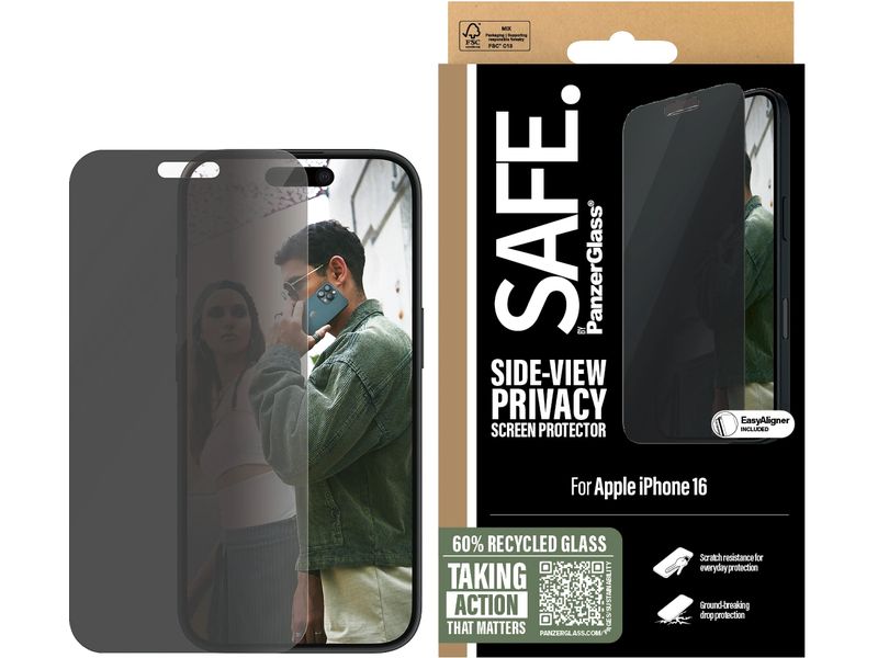 SAFE. Displayschutz Ultra Wide Fit Privacy iPhone 15/iPhone Display-Schutzfolie für das Apple iPhone 15/iPhone 16
