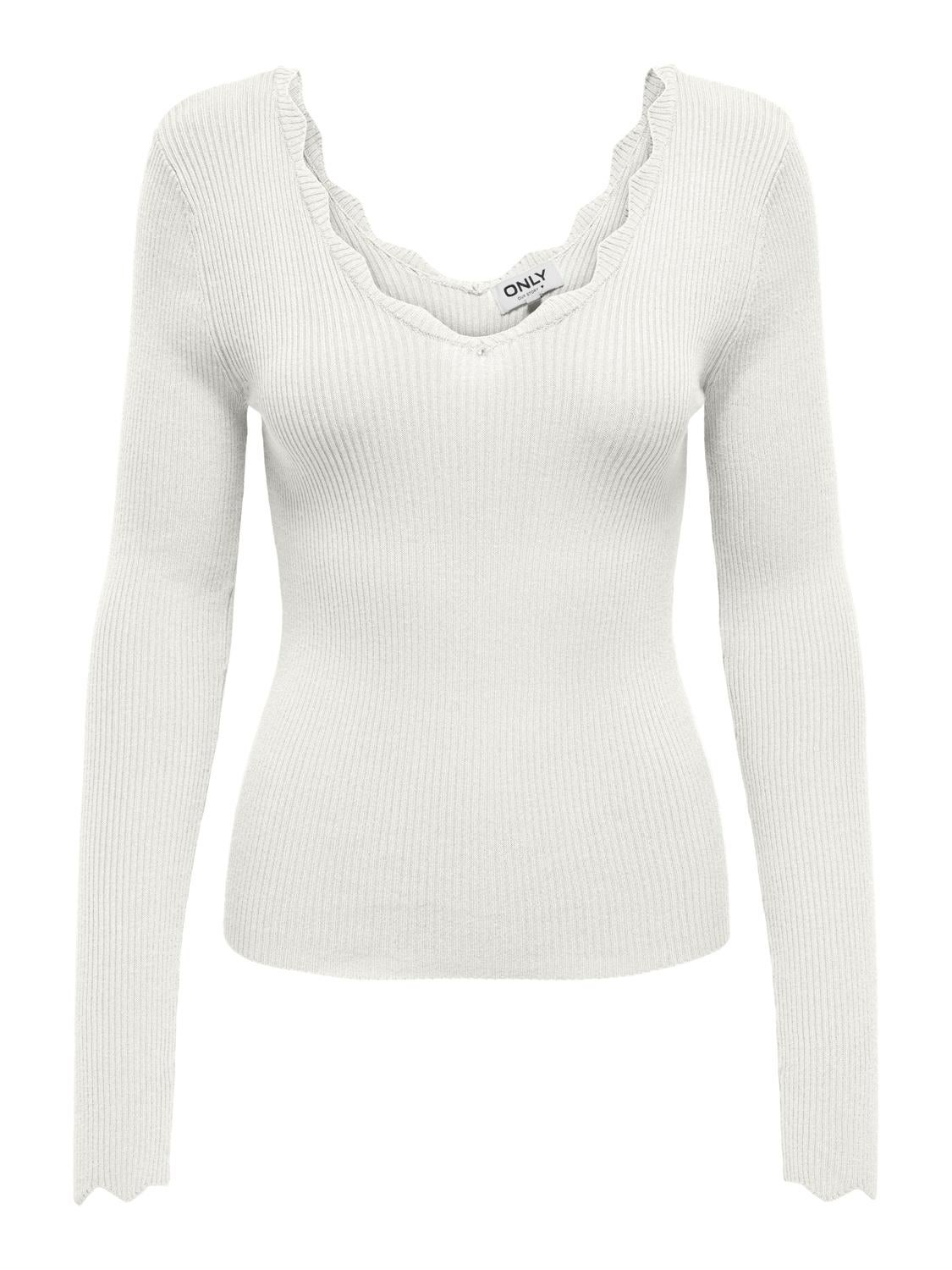 ONLJULIE Strickpullover Cloud Dancer