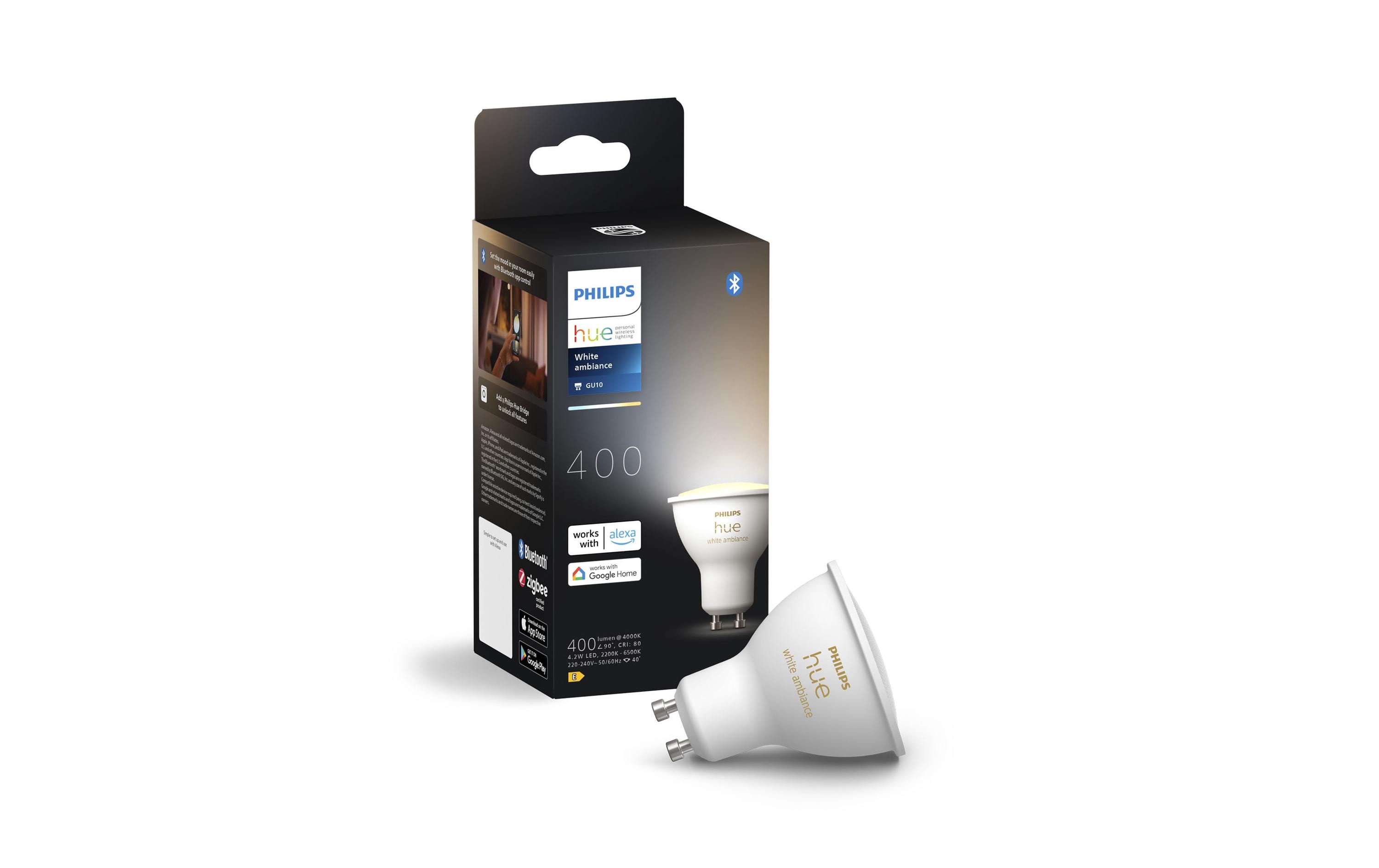 White Ambiance GU10 EinzelpackSchönere Momente in smarter Beleuchtung